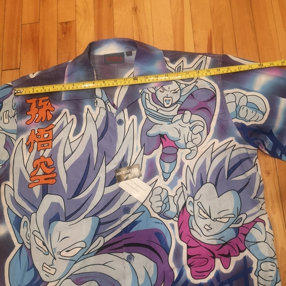 New Vintage anime Dragonball silk shirt - Picture 8 of 12